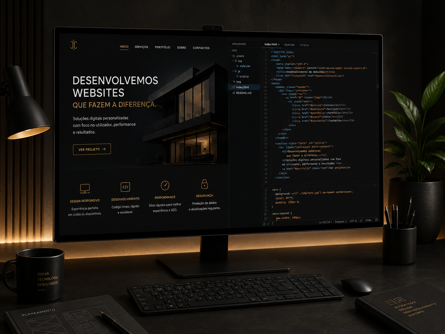 Desenvolvimento de Páginas de internet